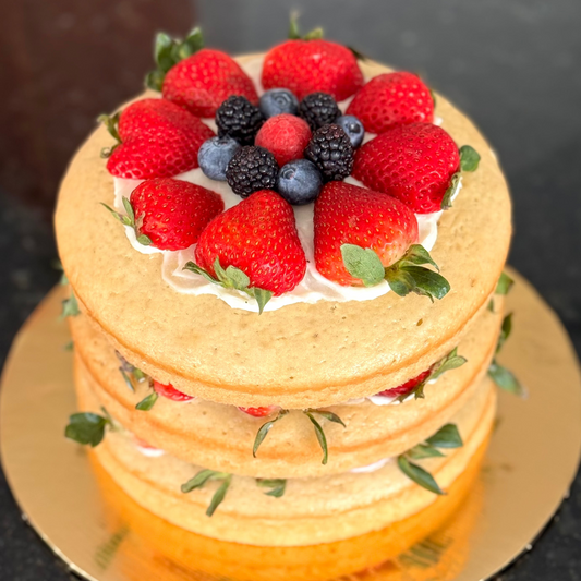 Fruity Naked Cake