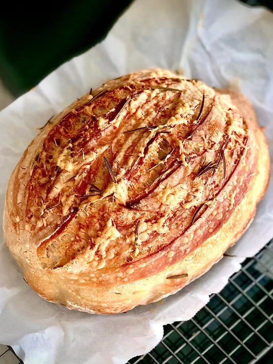 Rosemary & 3 Mixed Cheeses Sourdough Bread